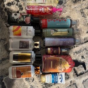 Bath & Body Works Skincare Collection - Red, Pink, Green, Purple